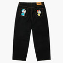 Palace Doraemon P90 Jean Black Stone Wash