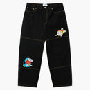 Palace Doraemon P90 Jean Black Stone Wash