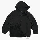 Palacio doble chaqueta con cremallera negra