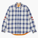 Camisa de paloma de palacio azul