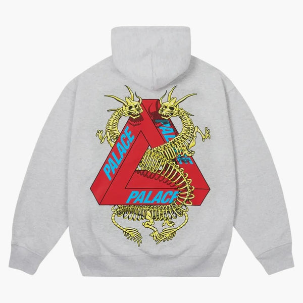 Palace Dragon Bones Tri Hood Grey Marl
