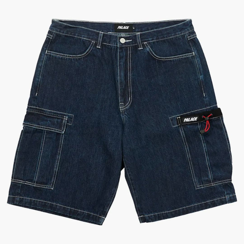 Palace Drawcord Pocket Denim Shorts Indigo