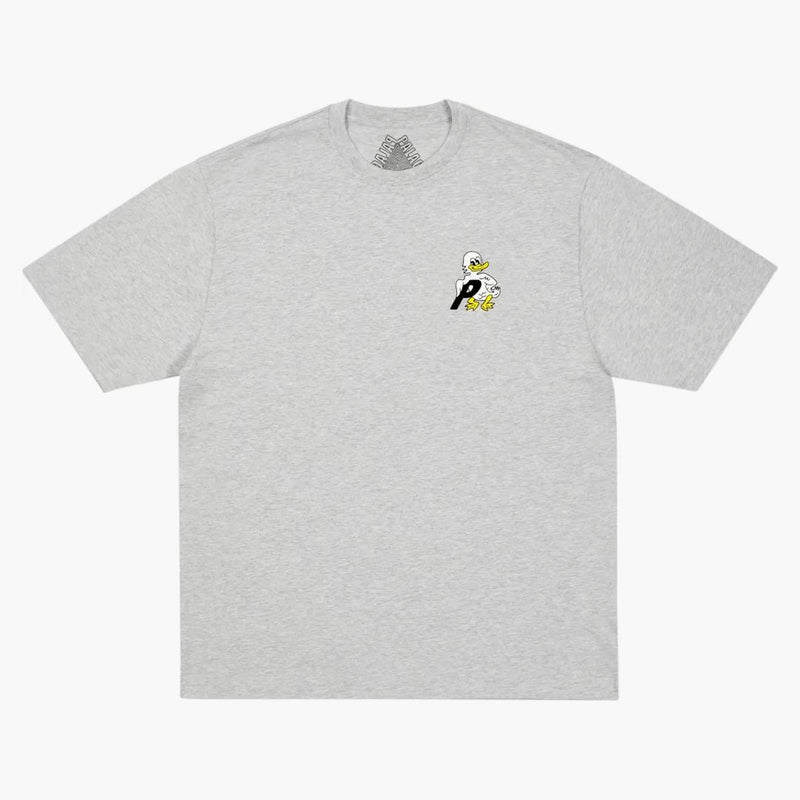 Palace Duck Off T-shirt Grey Marl