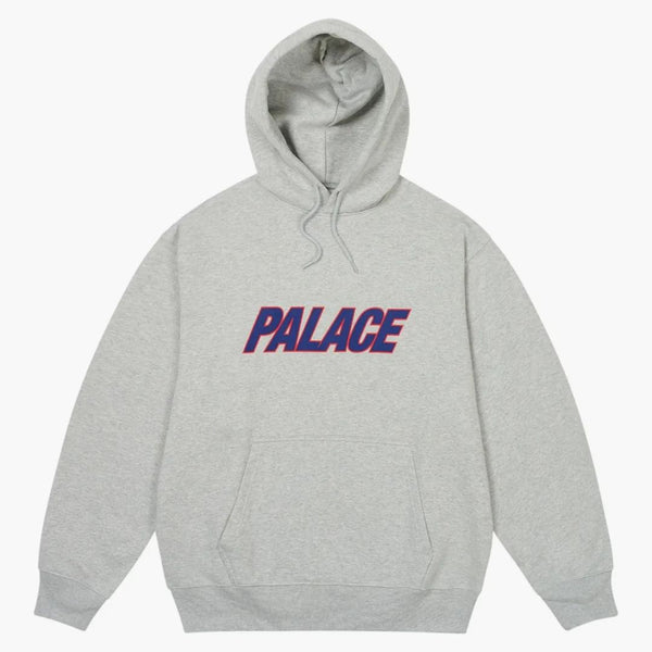 Logo Palace Duo Hood Grey Marl