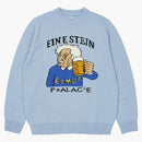 Pałac a kamienna dzianina baby blue