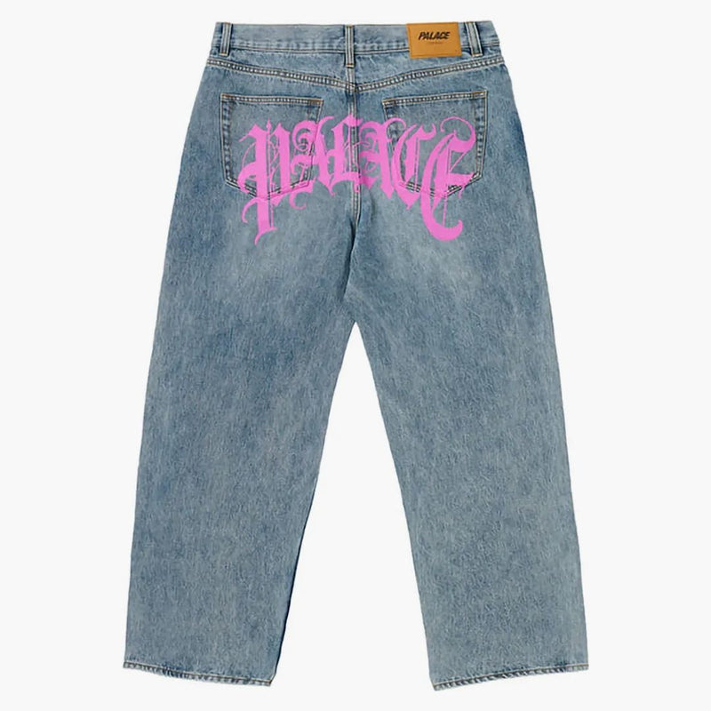Palace El Script P90 Baggy Jean Stone Wash
