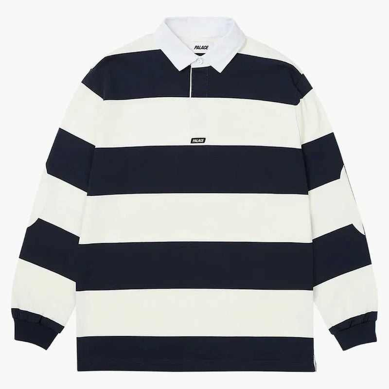 Palace Golisci Stripe Rugby White/Navy
