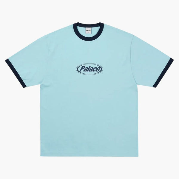 Palace Elipse Ringer T-shirt Skyline Blue