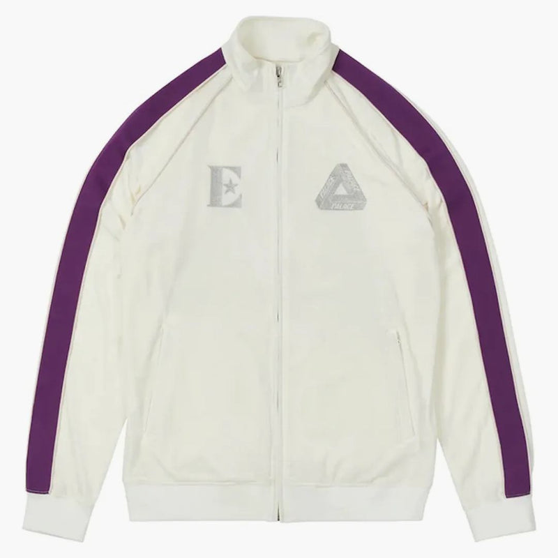 Palác Elton John Velor Track Top White