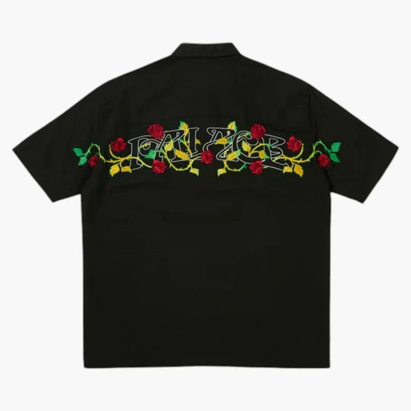 Palace English Rose Shirt Black