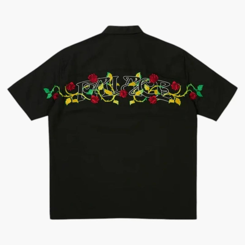 Palace English Rose Shirt Black