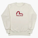 Palace Evisu Reversible Crew Ecru
