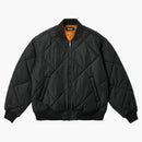 Chaqueta de bombardero de hadas de palacio negro