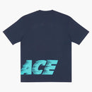 T-shirt per avvolgimento veloce del palazzo blu scuro