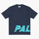 T-shirt per avvolgimento veloce del palazzo blu scuro