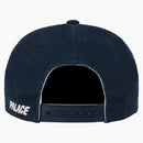 Palace Faux Leather Bunning Man Snapback Navy