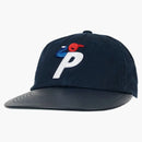 Palace Faux Leather Bunning Man Snapback Navy