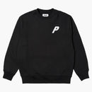 Palácová fleece Tri-Ferg Crew Black