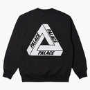 Palácová fleece Tri-Ferg Crew Black