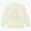 Palace Fleece Tri-ferg Crew Mojito