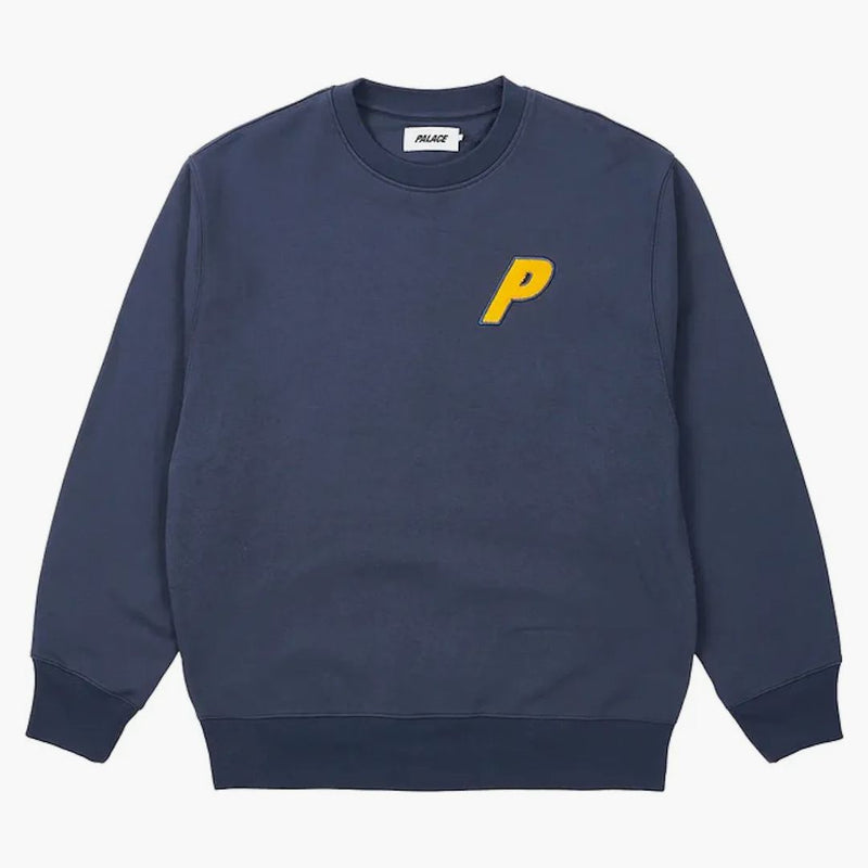 Palác Fleece Tri-Ferg Crew Navy