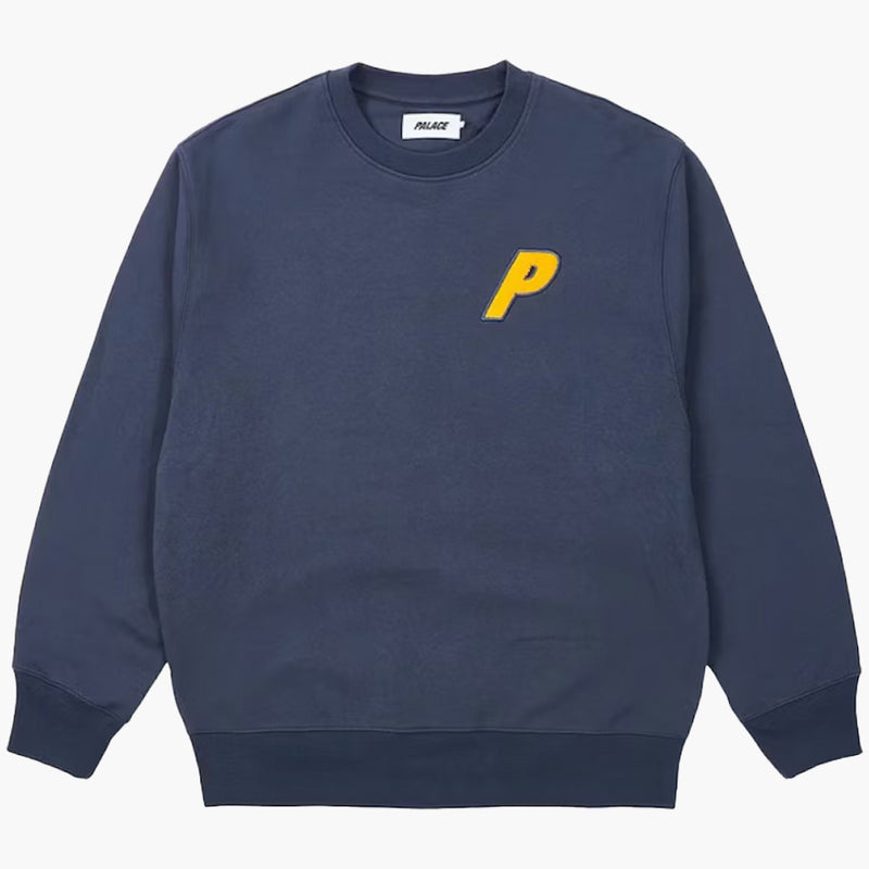 Palace Fleece Tri Ferg Crewneck Navy