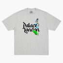 Palace Flower Type T-shirt Grey Marl