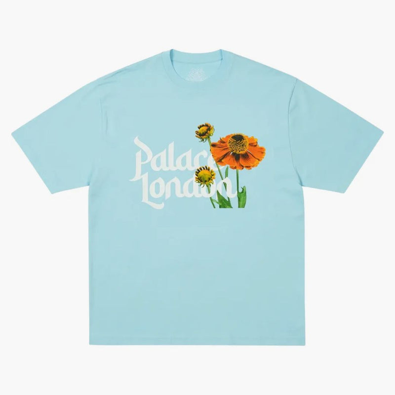 Palace Flower Type T-shirt Skyline Blue