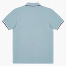 Palace Fred Perry Shirt Dusty Blue