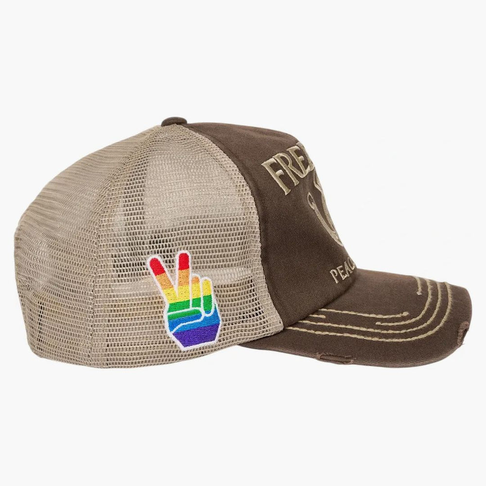 帽子 PALACE FREEDOM DISTRESSED TRUCKER FOX Palace Freedom Trucker – bei HYPENEEDZ kaufen