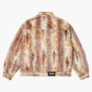 Palace Furry Trucker Jacket Brown