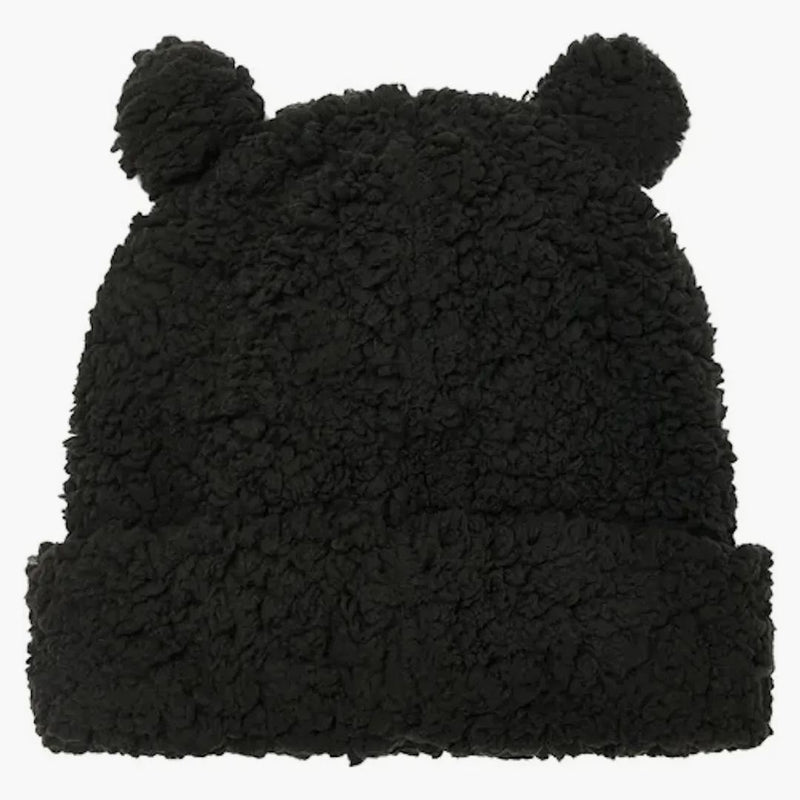 Palace Fuzzy Ear Beanie Black