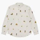 Palace Garfield Boojie Shirt Beige/white