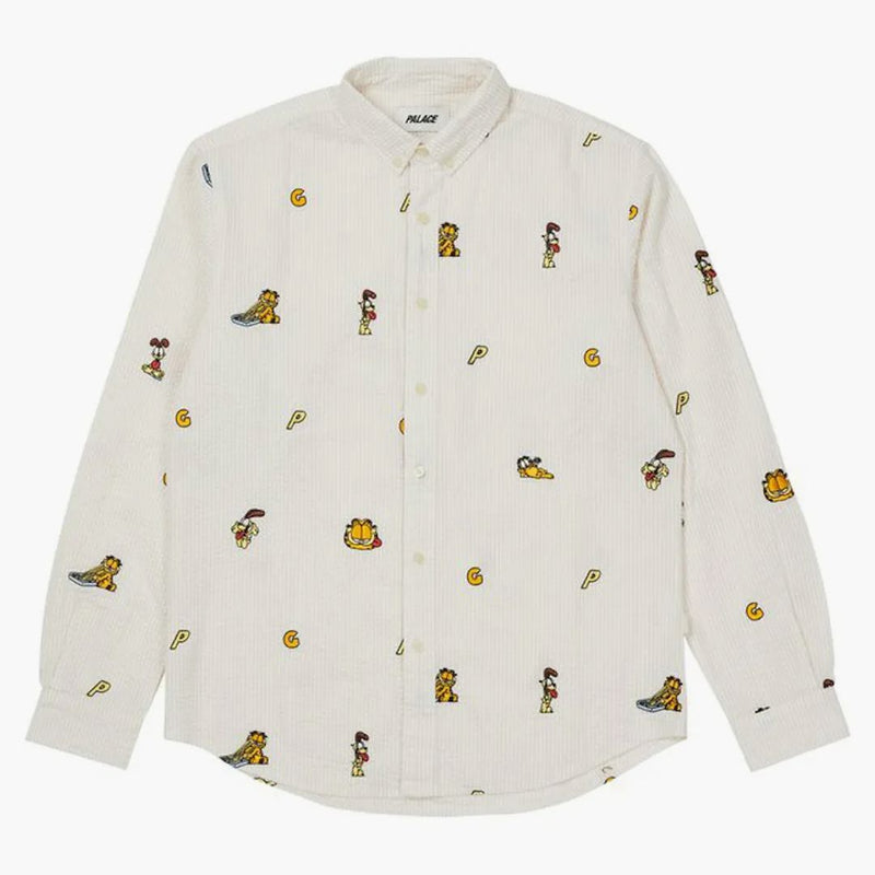Palace Garfield Boojie Shirt Beige/White
