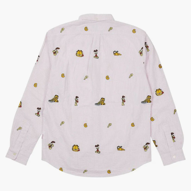 Palace Garfield Boojie Shirt Pink/White