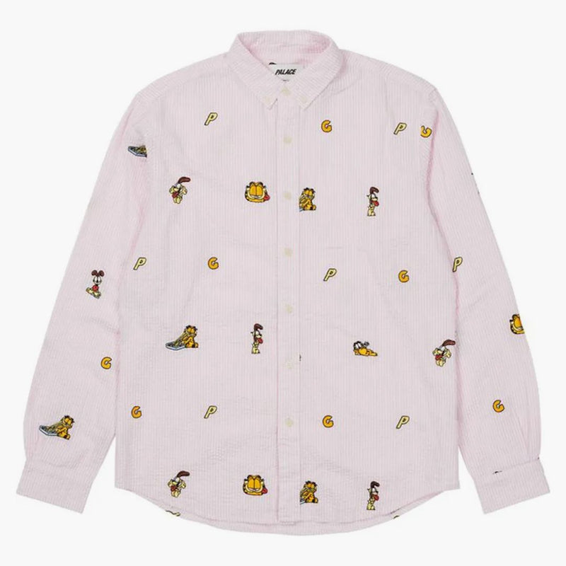 Palace Garfield Boojie Shirt Pink/White
