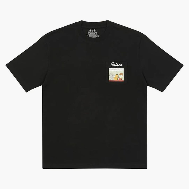 T-shirt tascabile di palazzo Garfield nero