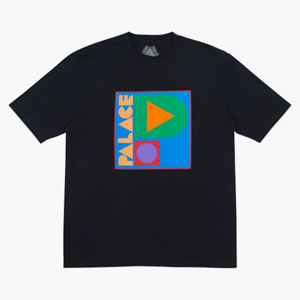 Palats geo p t-shirt svart