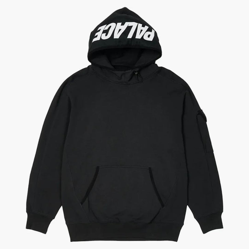 Palace Giant Woven Label Hood Black
