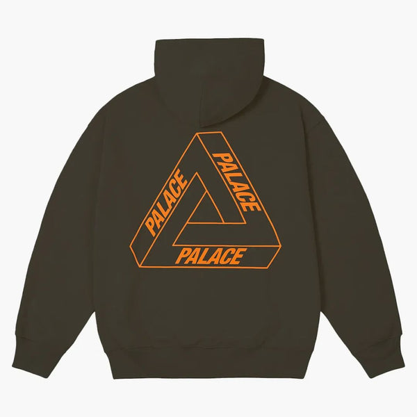 Palace Glow Tri-Ferg Hood Stoney Grey