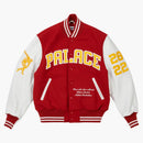 Palace Greek Varsity Jacket Red