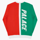 Palace Gtx Splitter Crew Green/white/red