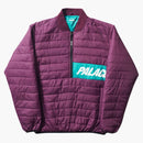 Palace Half Zip Packer Blackberry/Teal