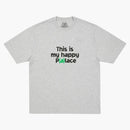 Palace Happy T-shirt Grey Marl