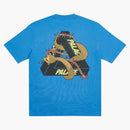 Palazzo hesh con blu fresca t-shirt