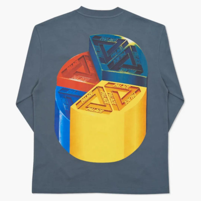 Palace Hi-Chart Longsleeve Gray