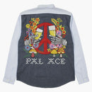 Palace Hippy Salute Shirt Blue
