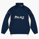 Palace Hole In 1/4 Zip Navy