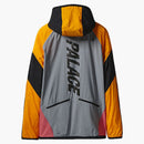 Palace Hooded Adidas Jacket Gray/Lucky Orange
