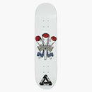 Palacio I Bun 8 cubierta de patineta blanca